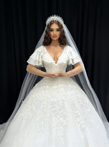 Robe de mariée en dentelle délicate Rebecca